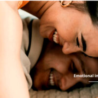 Couple experiencing emotional intimacy in a quiet, peaceful moment together